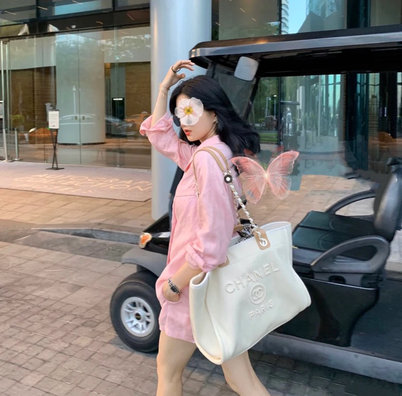 Пляжная сумка Chanel Pearl