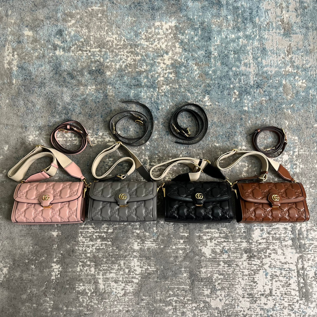 Маленькие кожаные сумки Gucci Mattalasse - изображение из коллекции