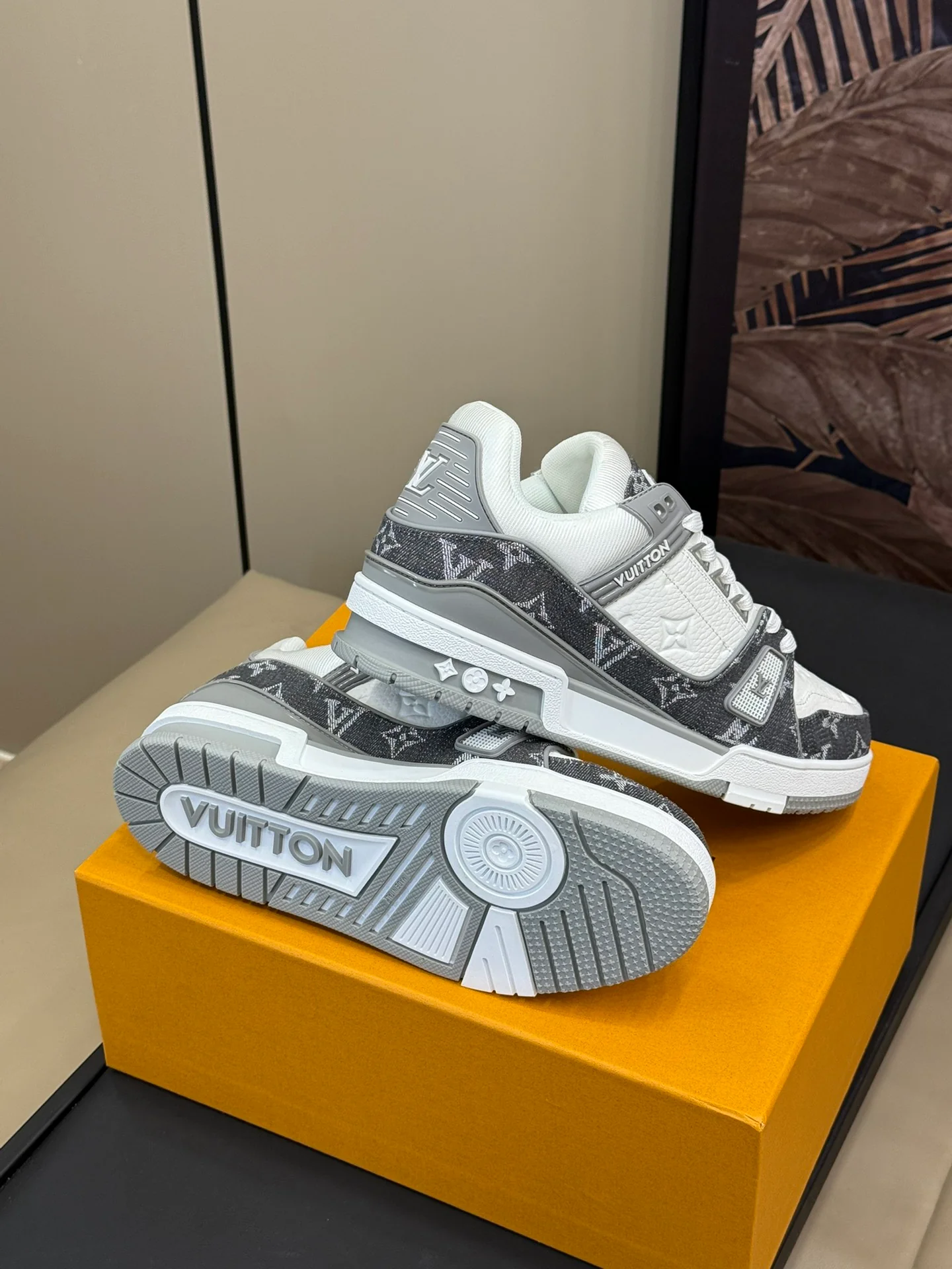 Скейтбордные кроссовки LV-2024 - Серые - 1