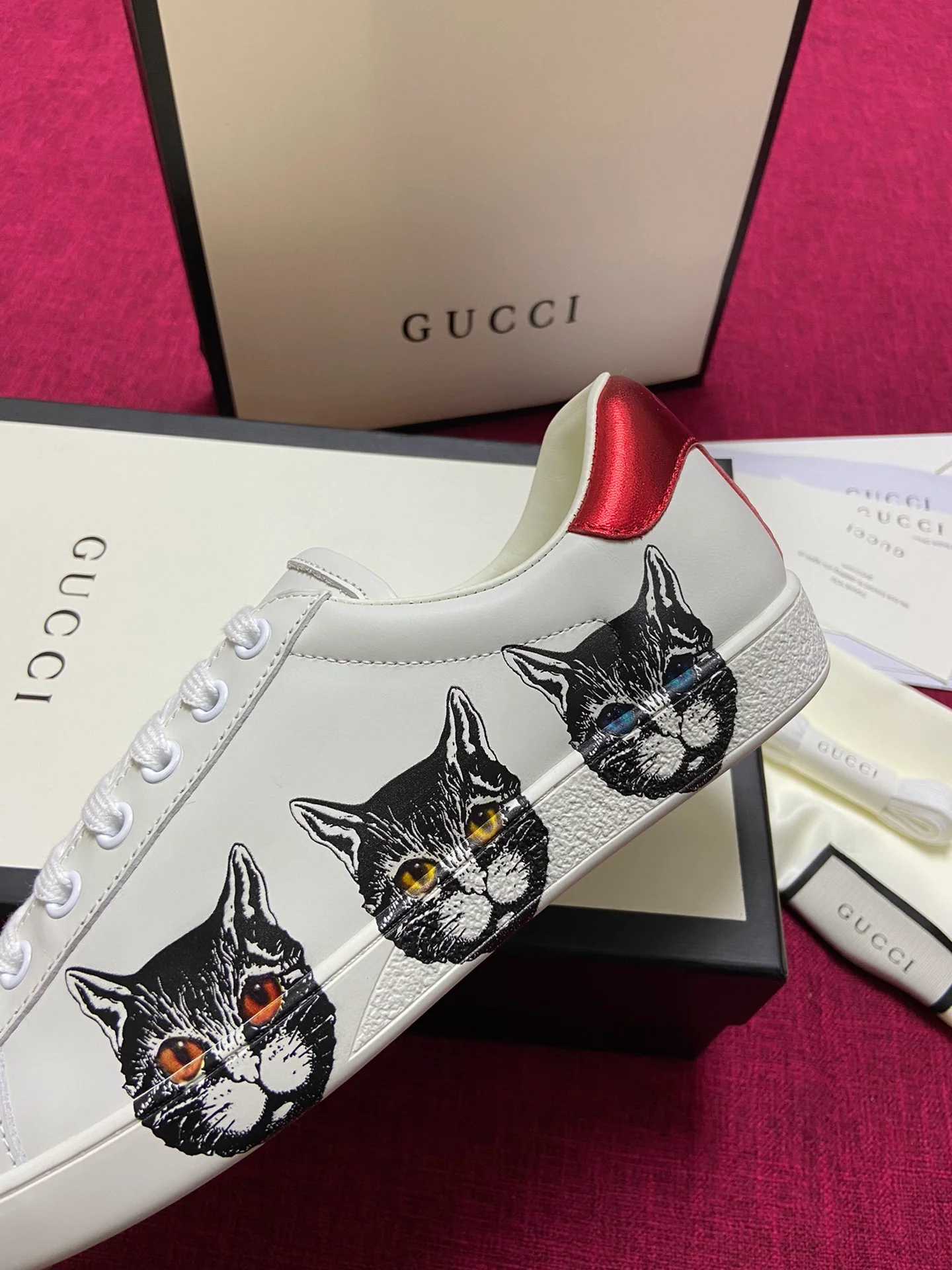 Gucci - Белые кроссовки - Кроссовки - Повседневная обувь - 10