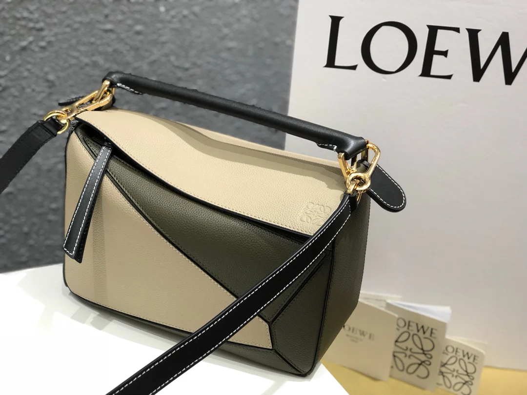 Сумка Loewe Puzzle из телячьей кожи, размер S 3