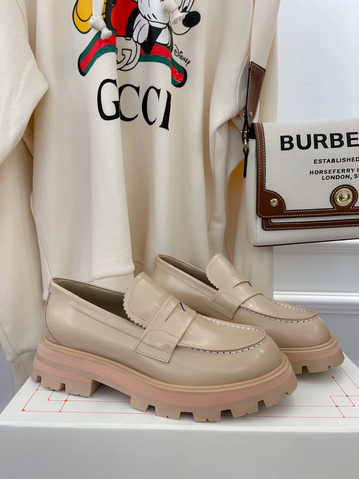 лоферы на платформе McQueen