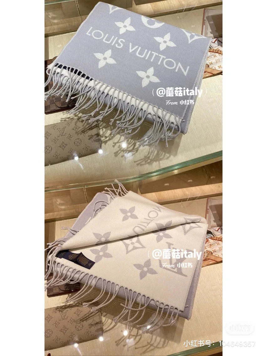 Бестселлер — незаменимый шарф LV из 100% шерсти — 186 см — 34 см