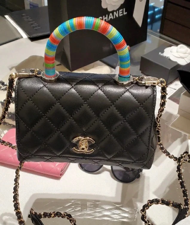 Мини-сумочка Chanel Coco Handle Rainbow