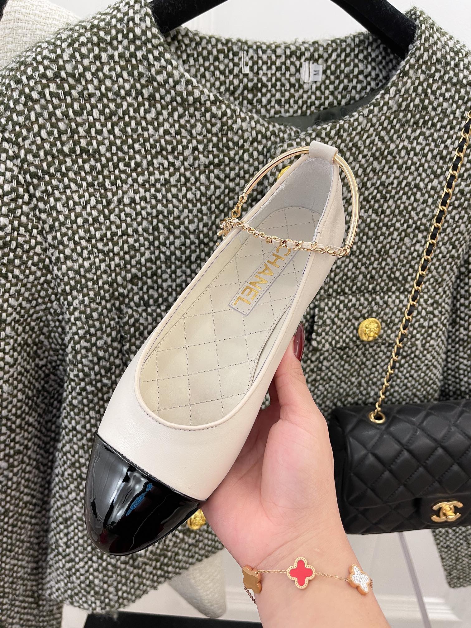 Chanel - Изысканная цепочка - Туфли Мэри Джейн - 4