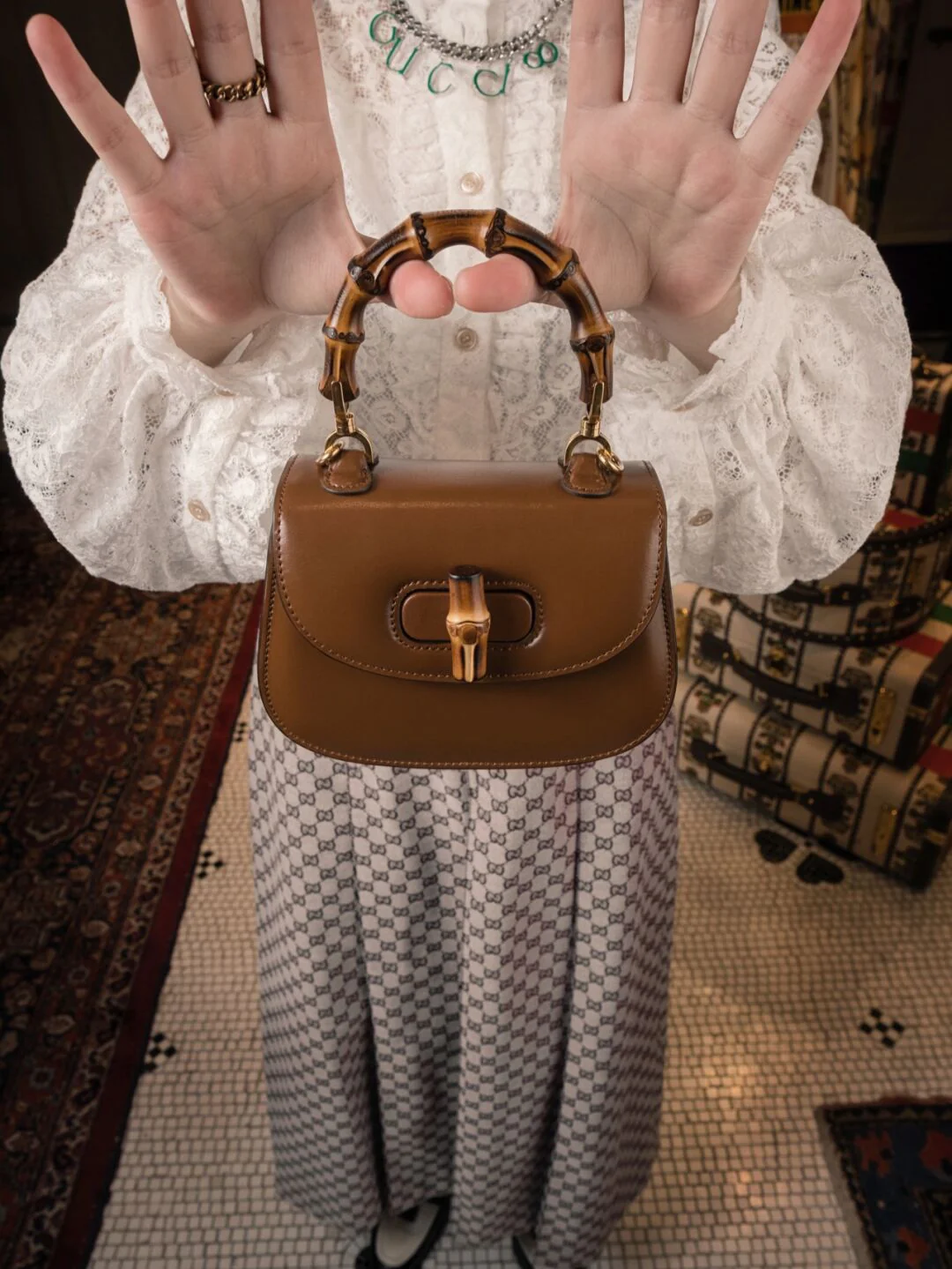 Gucci - Коллекция ретро-сумок из бамбука - 5