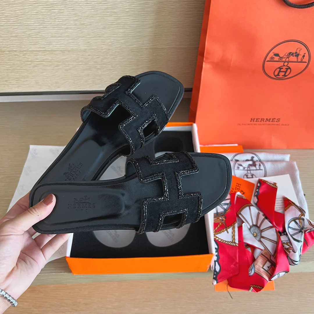 Сандалии Hermes-h Flat Sandals-7