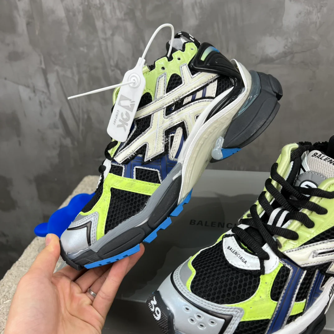 Кроссовки Balenciaga Runner - унисекс - ярко-желтые