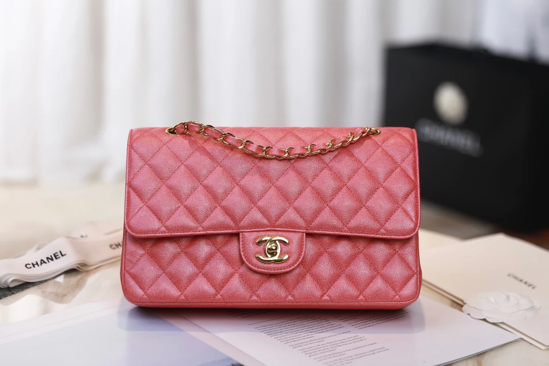 Сумка Chanel Spring/Summer 2019 Ant Pattern CF с фурнитурой из перламутрового розового золота - 25 см