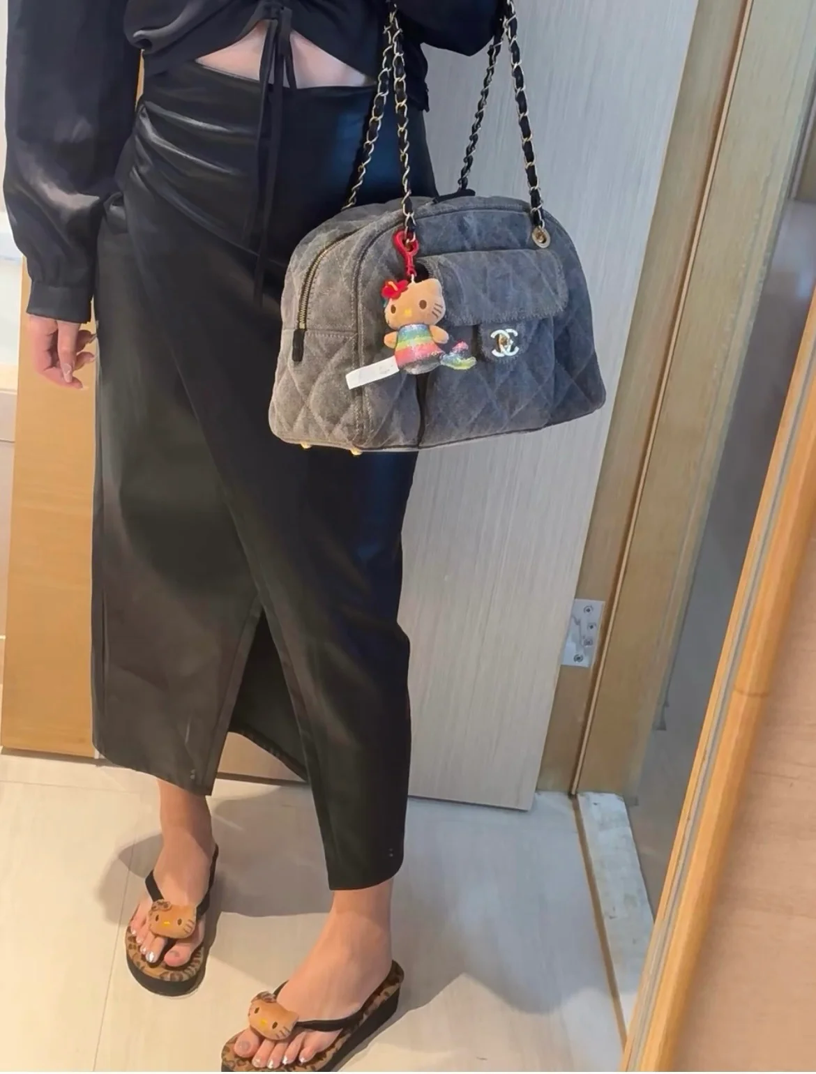 Сумка для боулинга Chanel 24a Cowboy