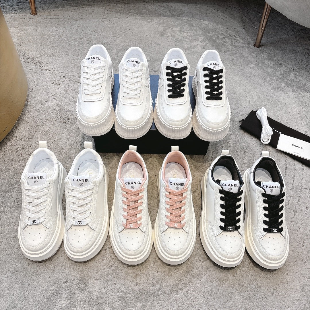 Повседневные туфли Chanel Panda с цветовыми блоками - изображение из коллекции