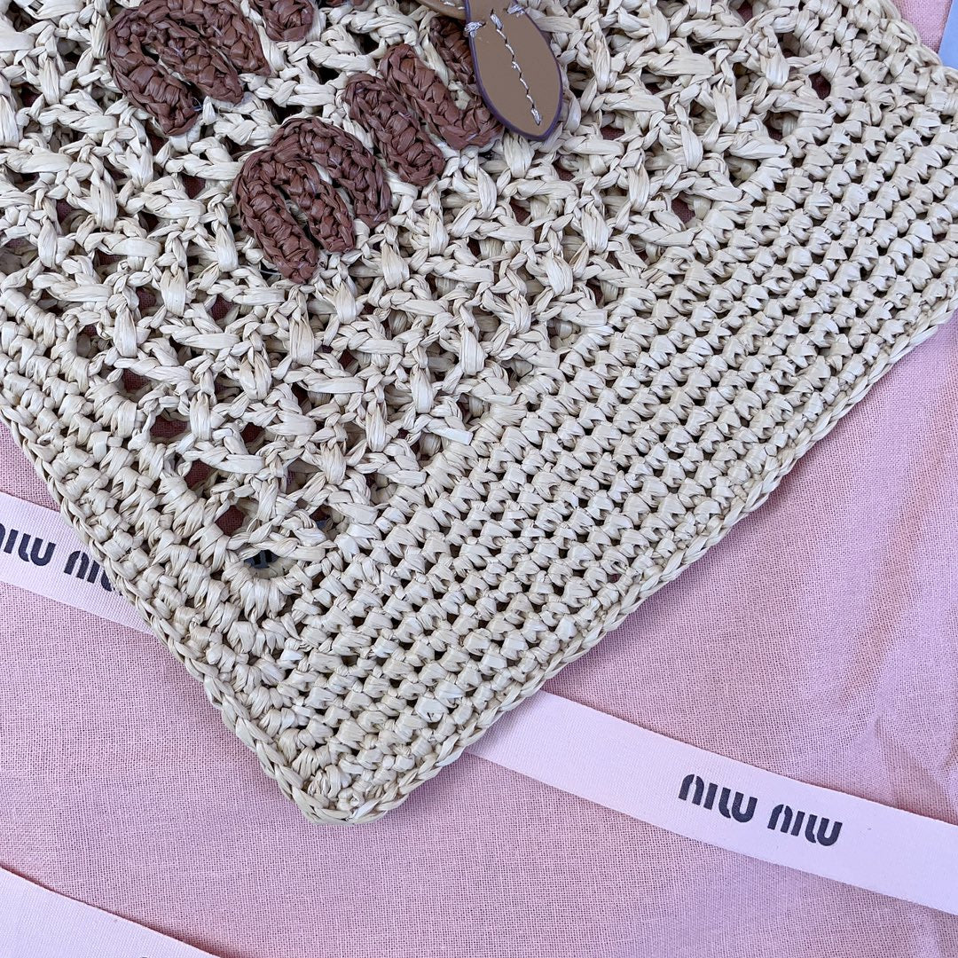 Miu Miu - Плетеный мешочек Luckbag