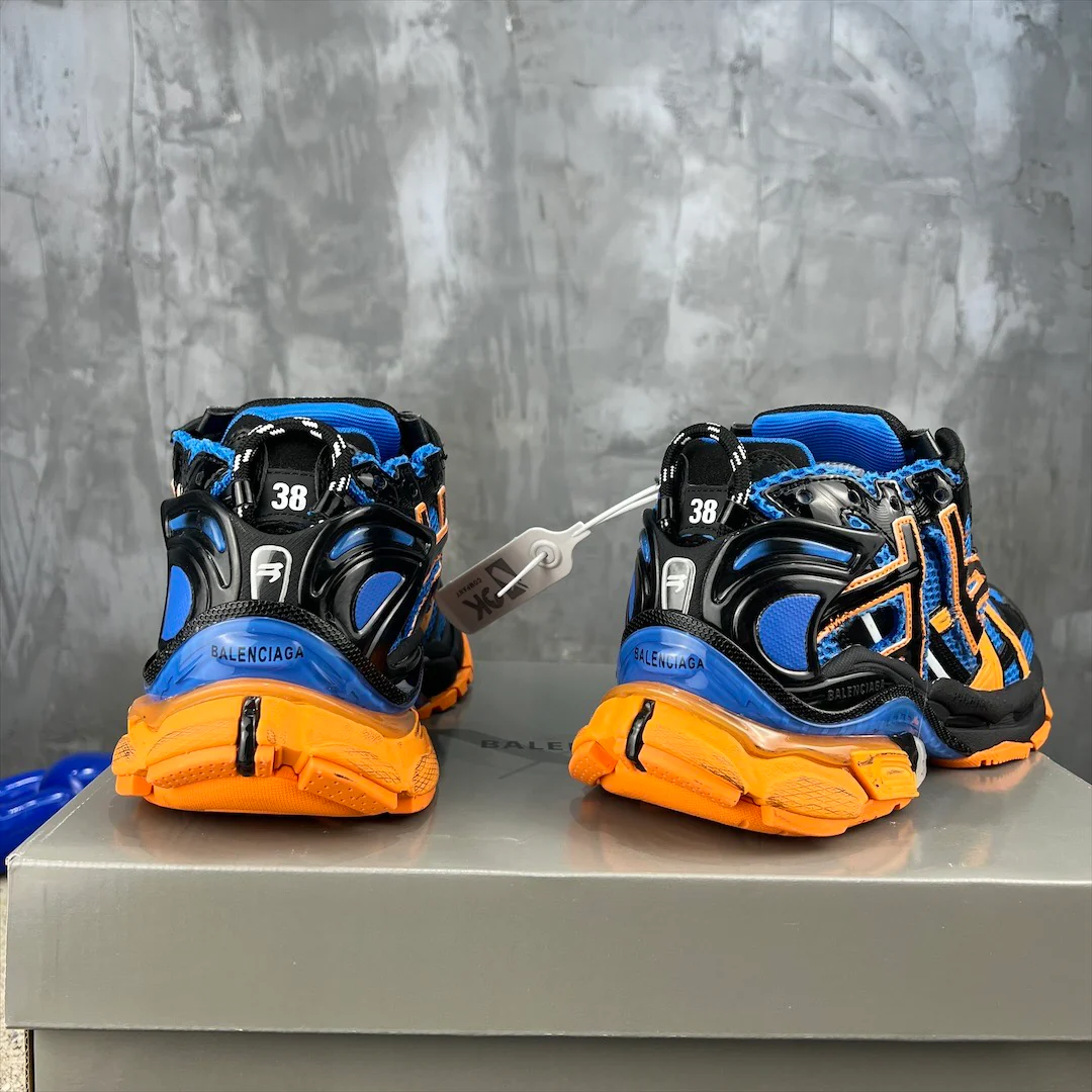 Кроссовки Balenciaga Runner - унисекс - черно-синие