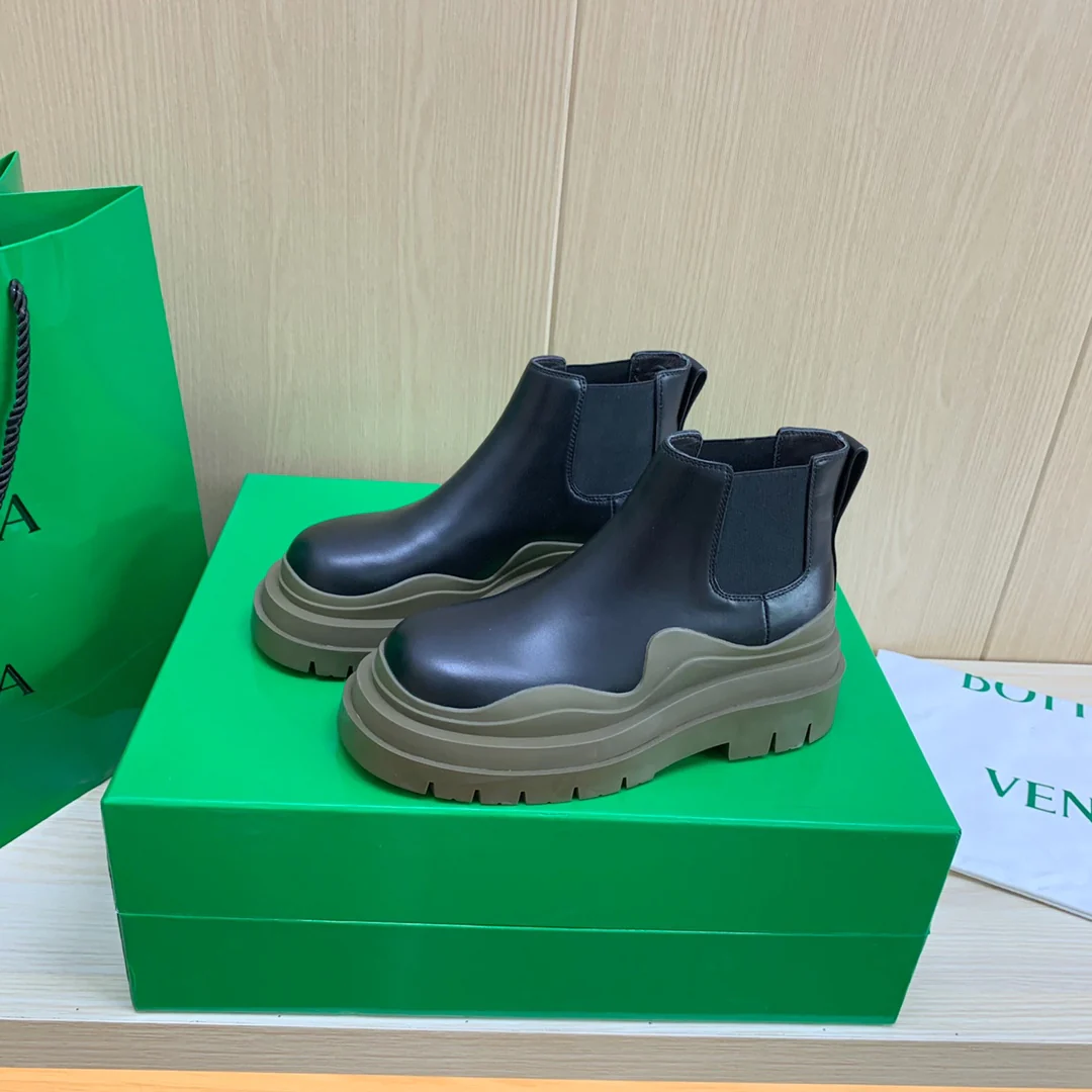 Новые ботильоны BV-22 осень/зима - темно-зеленая подошва