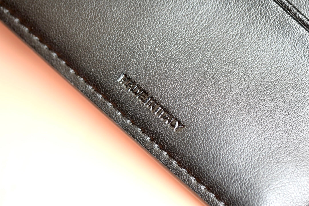 Маленький тканевый кошелек CCELINE Triomphe с вышивкой - черный