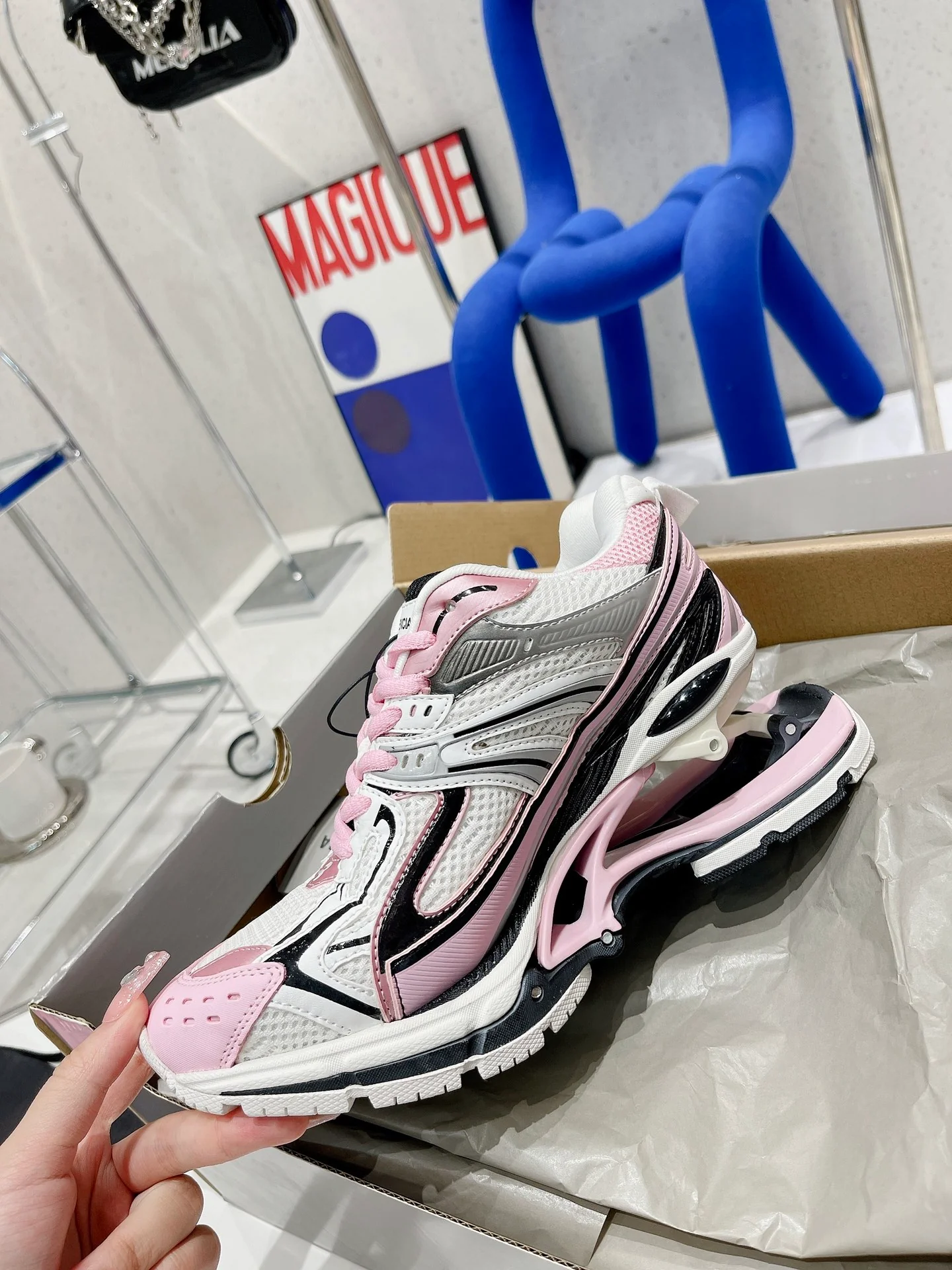 Массивные ретро-туфли Balenciaga в весеннем стиле - для пары - 1