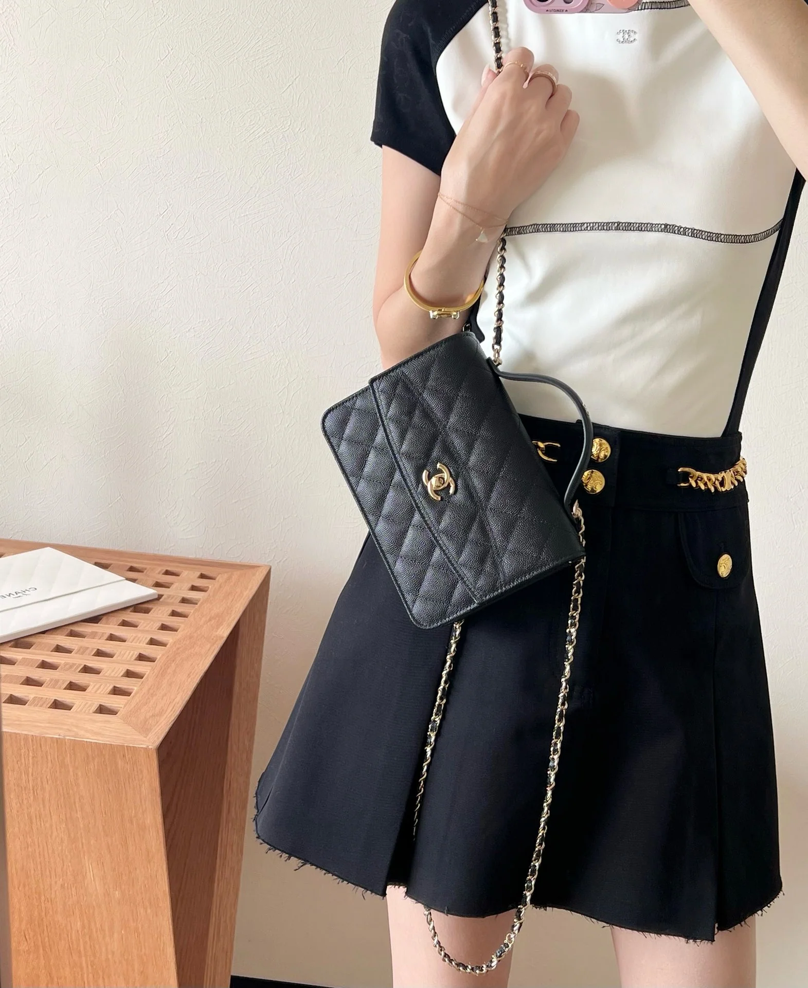 Рюкзак Chanel 25c Mailman - черный