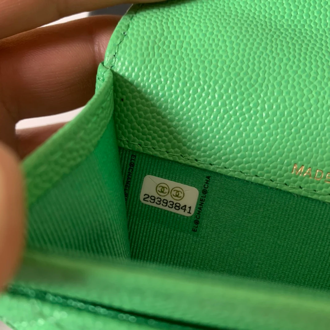 Однослойный держатель для карт Chanel Classic CF