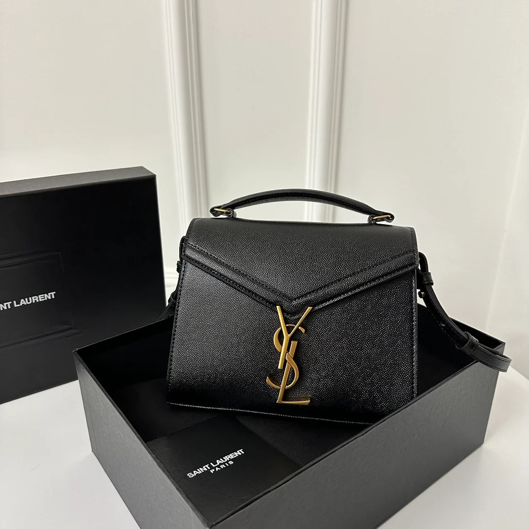 YSL Cassandra 20 см, маленький размер, черный