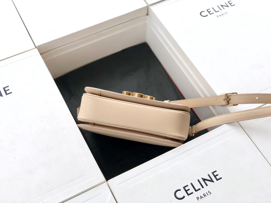 Сумка Celine Triomphe из телячьей кожи - подростковая - 18 - 5 см - 10