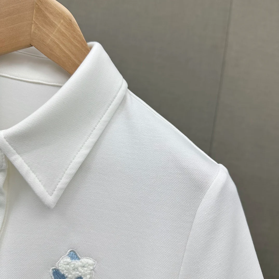 Футболка-поло в стиле Chanel - 2403 - Преппи