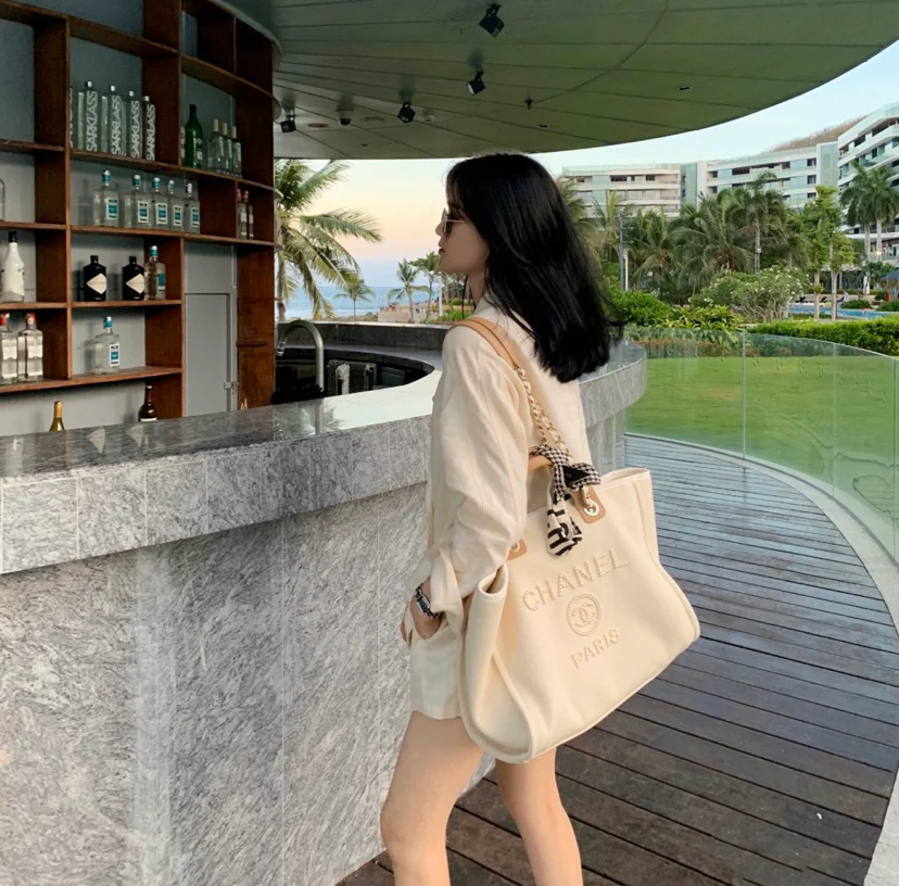 Пляжная сумка Chanel Pearl