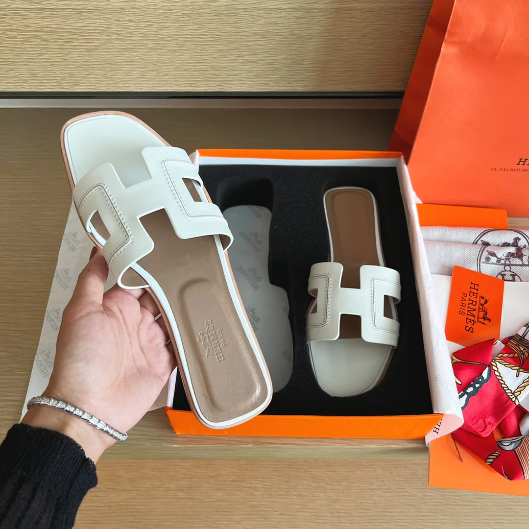 Сандалии Hermes-h Flat Sandals-4