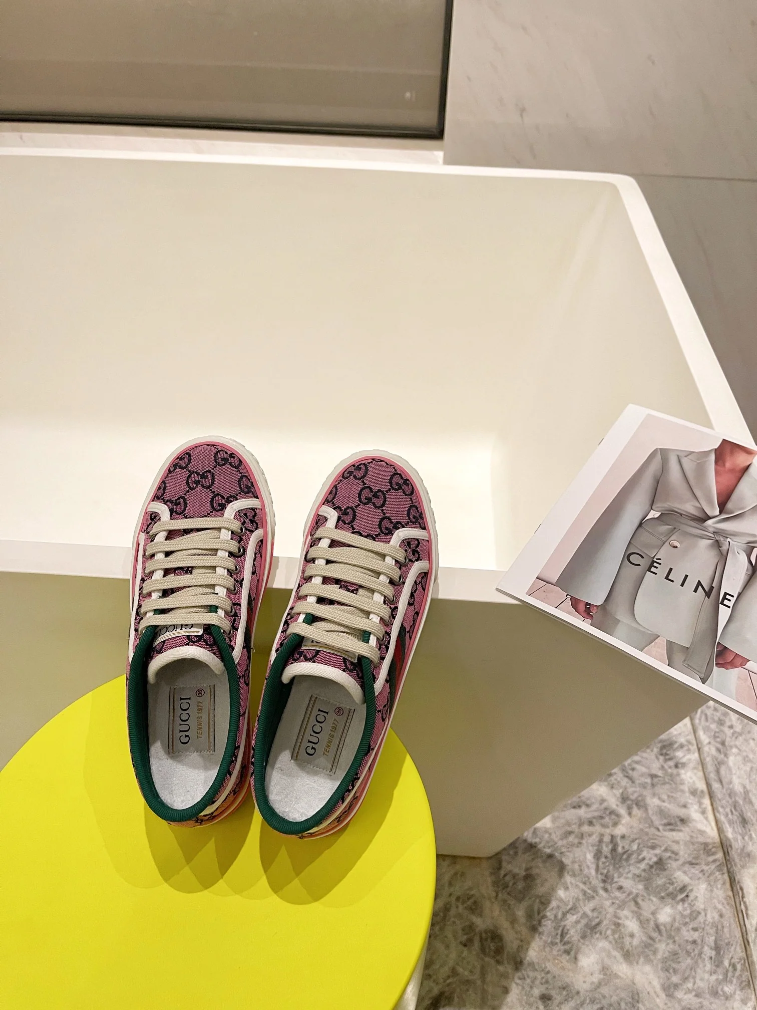 Кед Gucci из парусины - 6