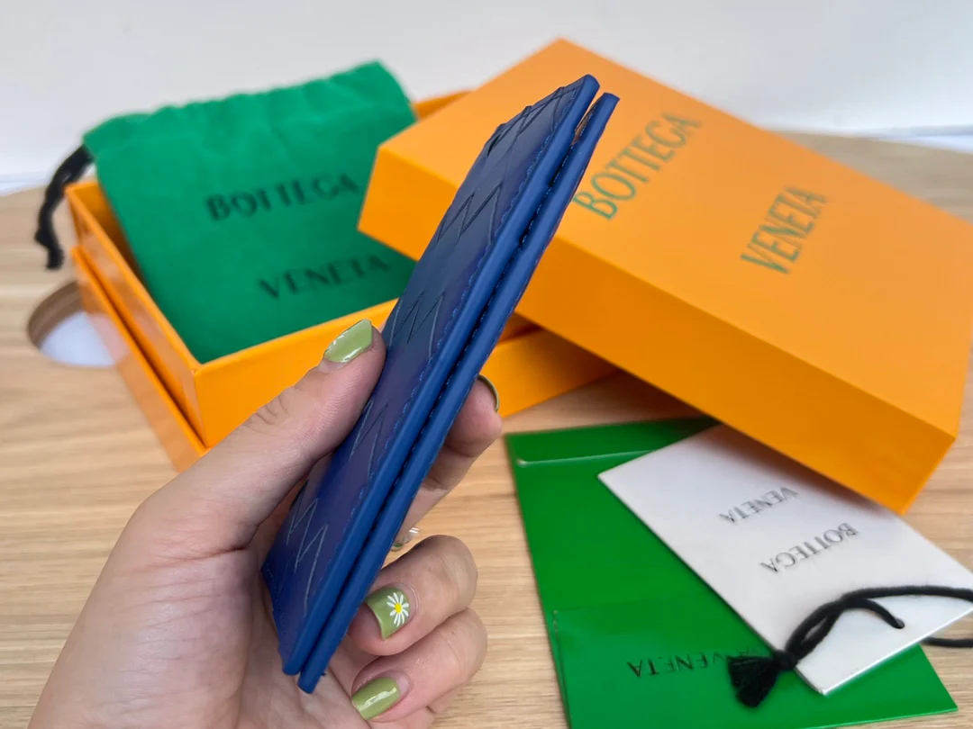 BV-中格 编织 卡夹 卡包 牛皮 11x7.5cm