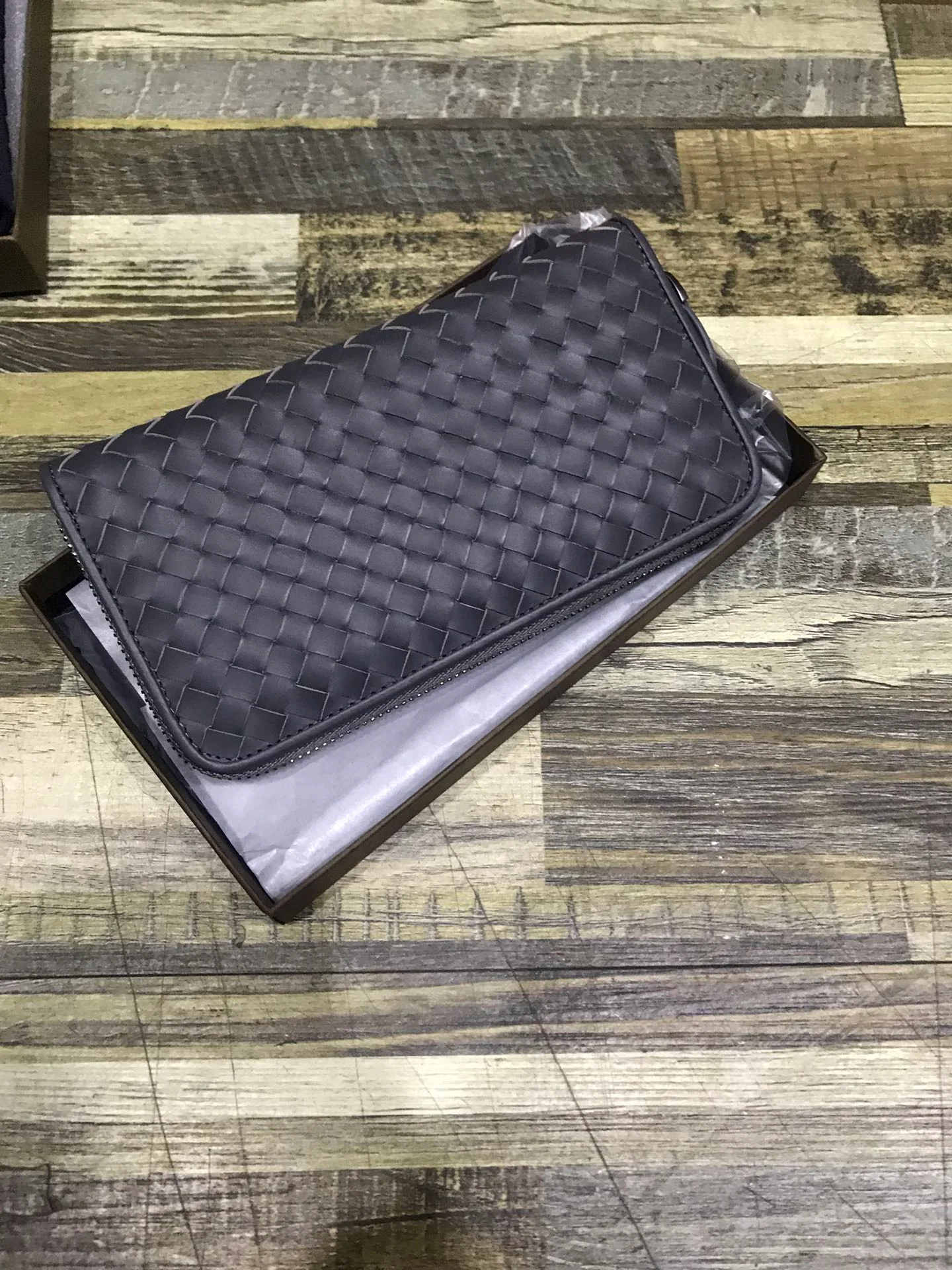 BV 拉链长夹-意大利原厂胎牛皮