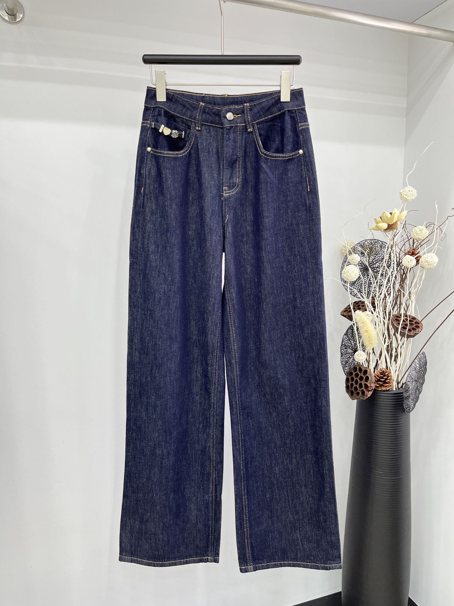 Balenciaga - 2404 - 24ss Новая ретро-модель джинсов из выстиранного денима для ранней весны