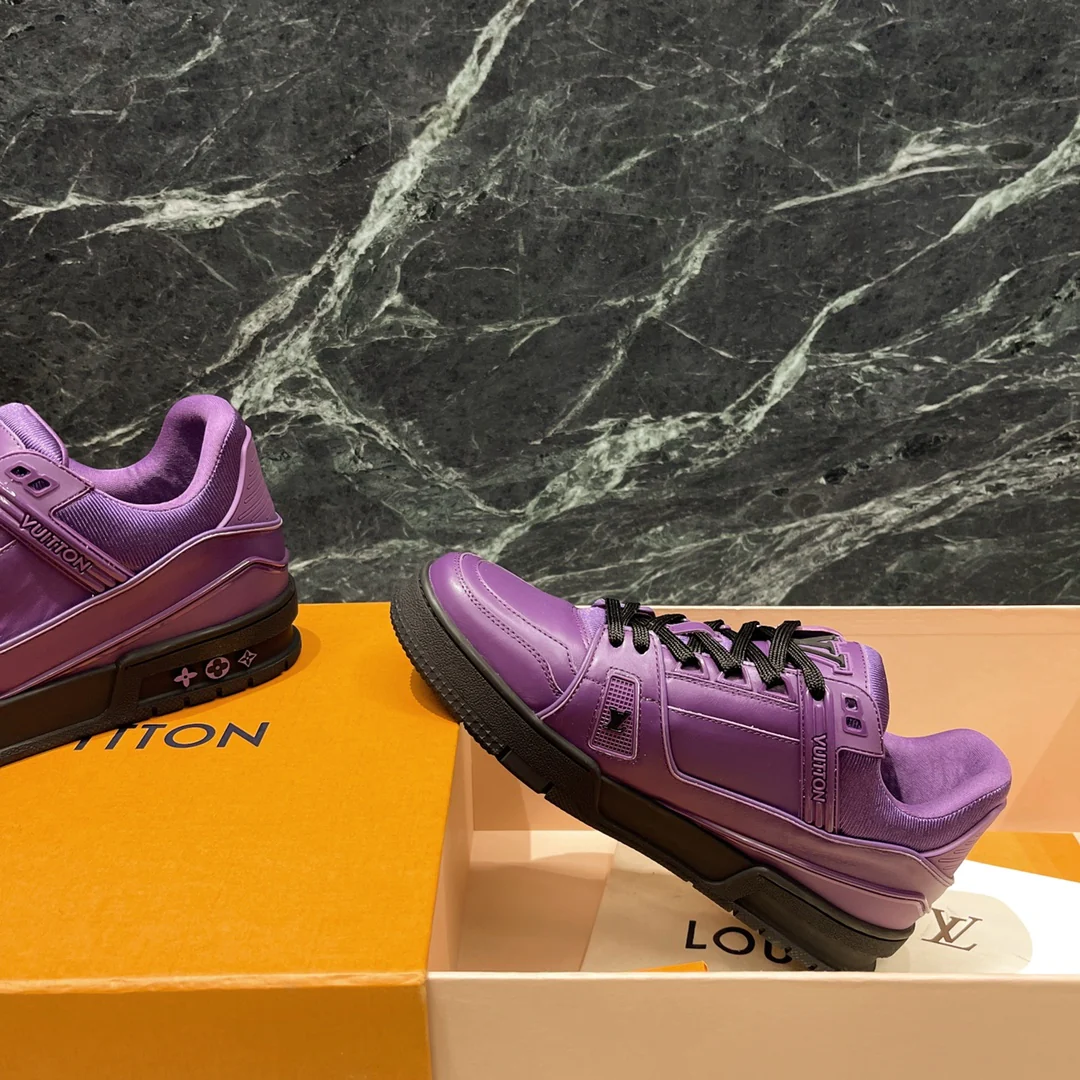 Обувь LV - LV Trainer, последняя модель - кроссовки серии Rainbow - 2