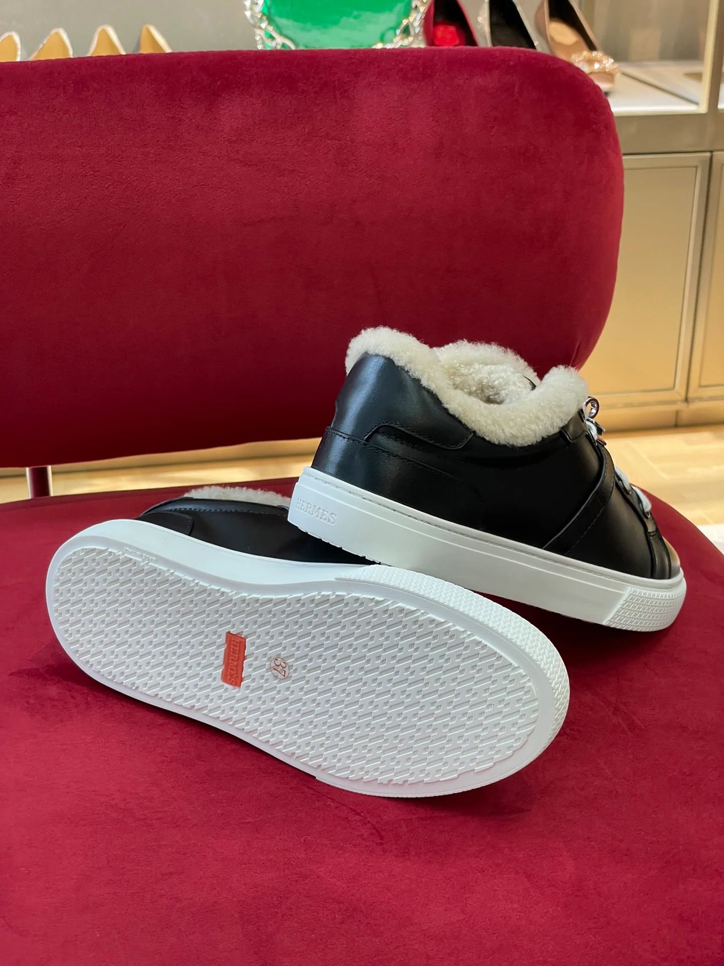 Шерстяные кроссовки Hermes 2022 года