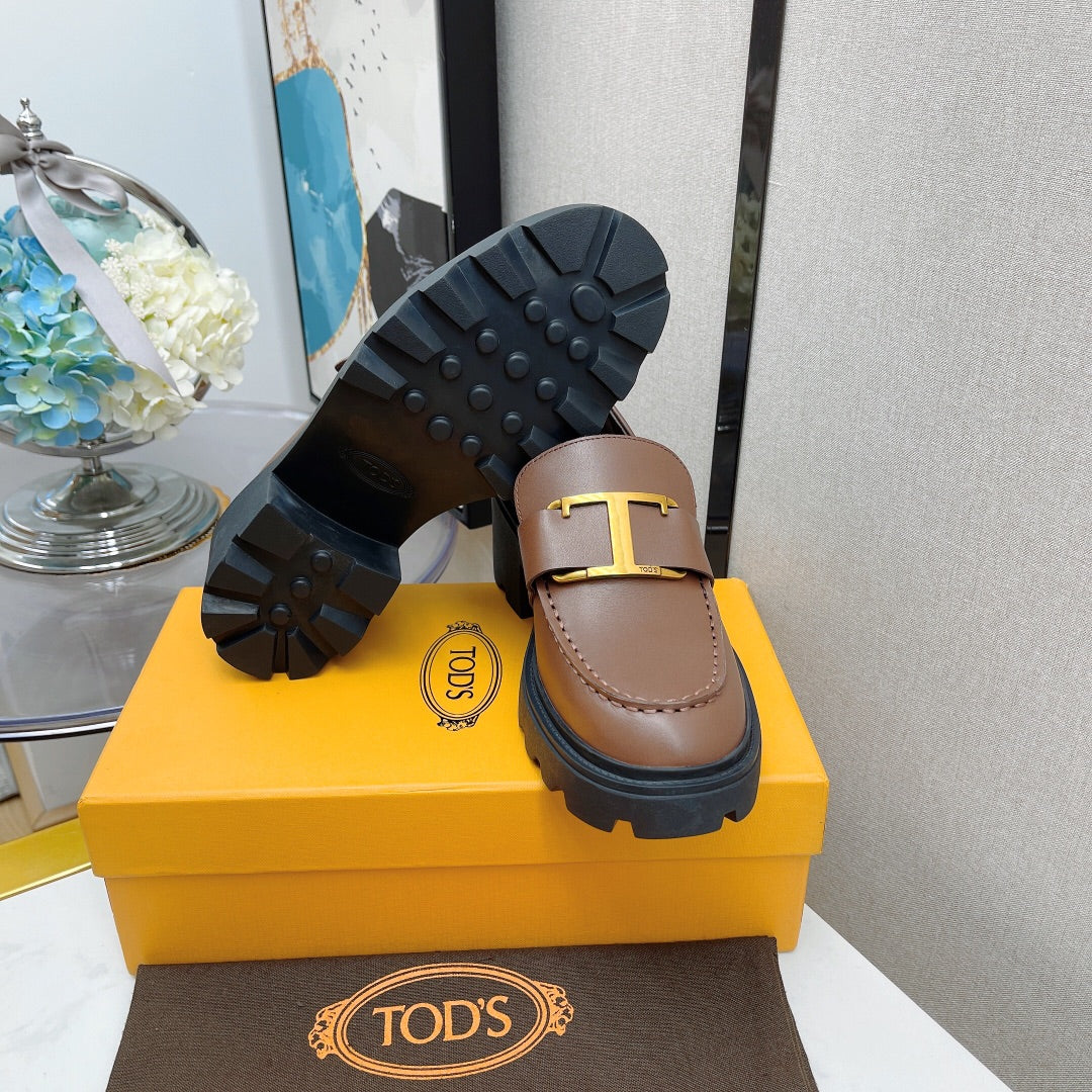 Tods - Лоферы на платформе - 1