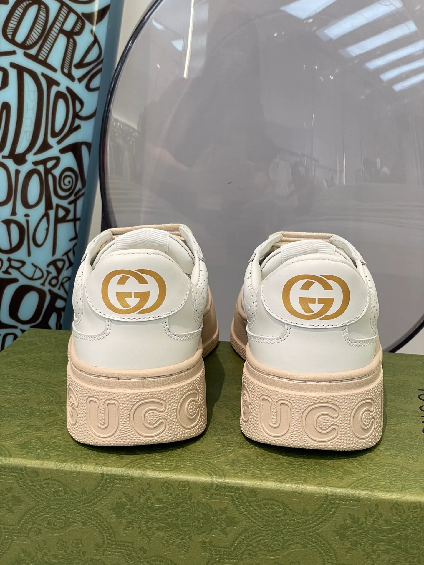 Кроссовки на платформе Gucci - 2