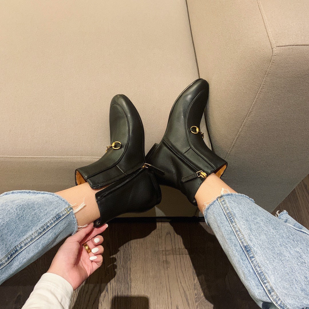 Ботильоны Gucci Street с пряжкой - верхнее изображение