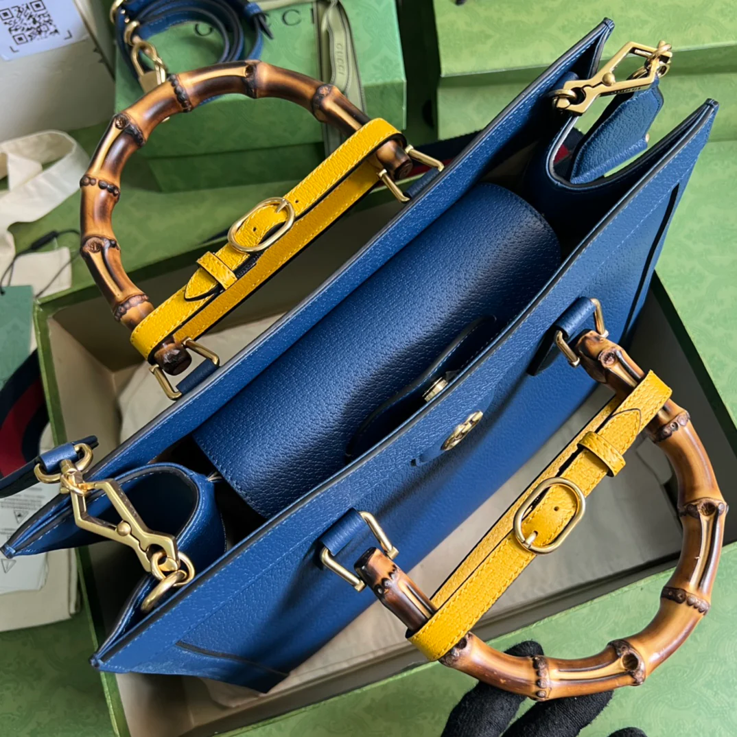 Сумка Gucci Bamboo Handbag - Большая сумка-тоут - 35x30x12
