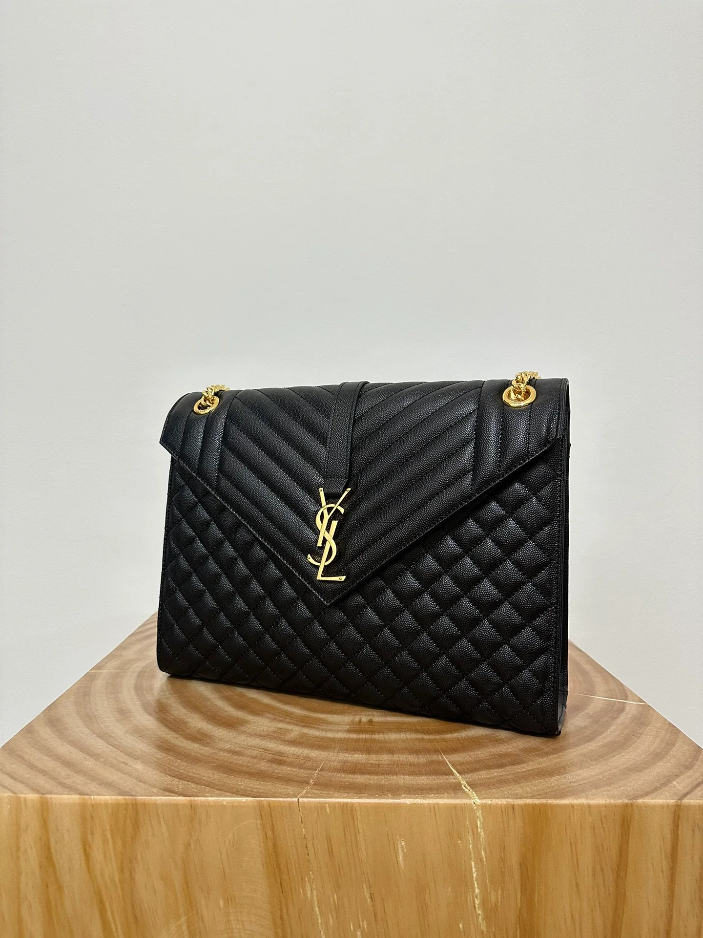 Конверт YSL - черно-золотой