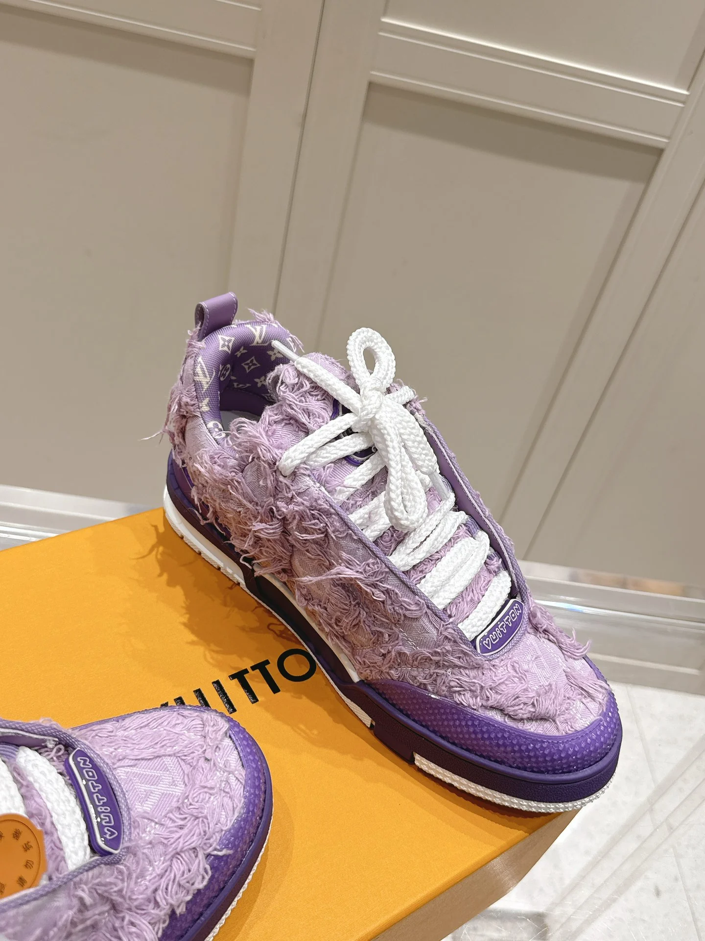 LV-2024-Кроссовки-Фиолетовые