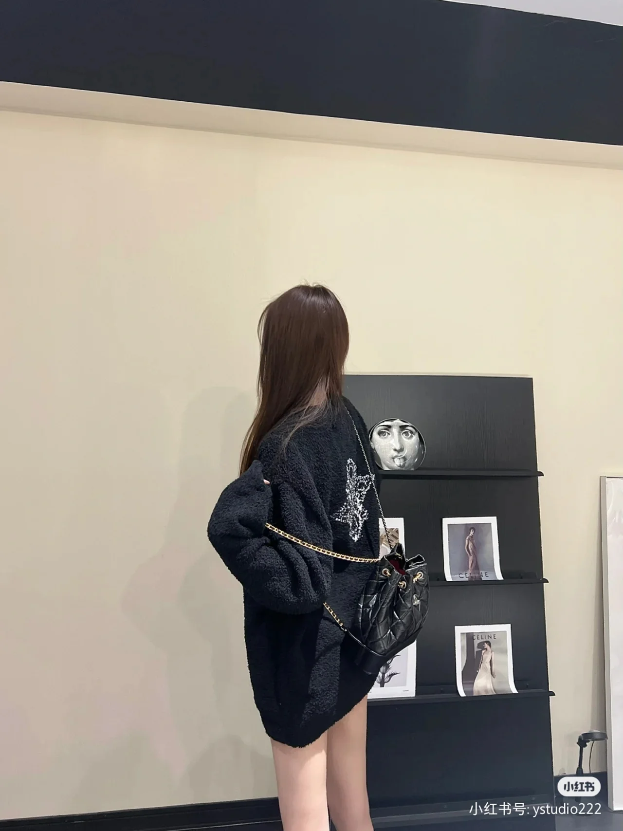 Рюкзак-хобо Chanel Gabrielle с цепочкой Twinkle Chain - черный