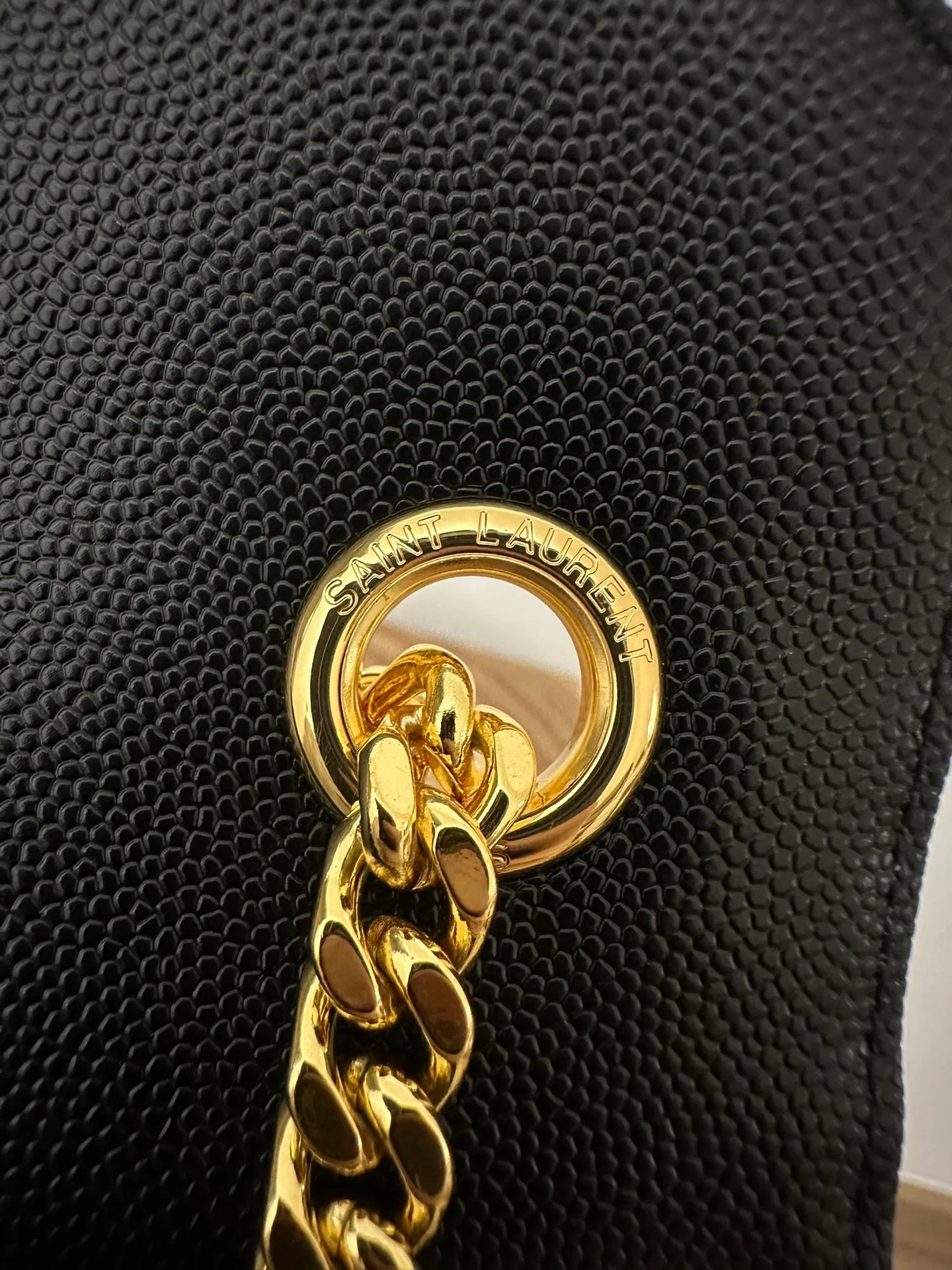 Конверт YSL - черно-золотой