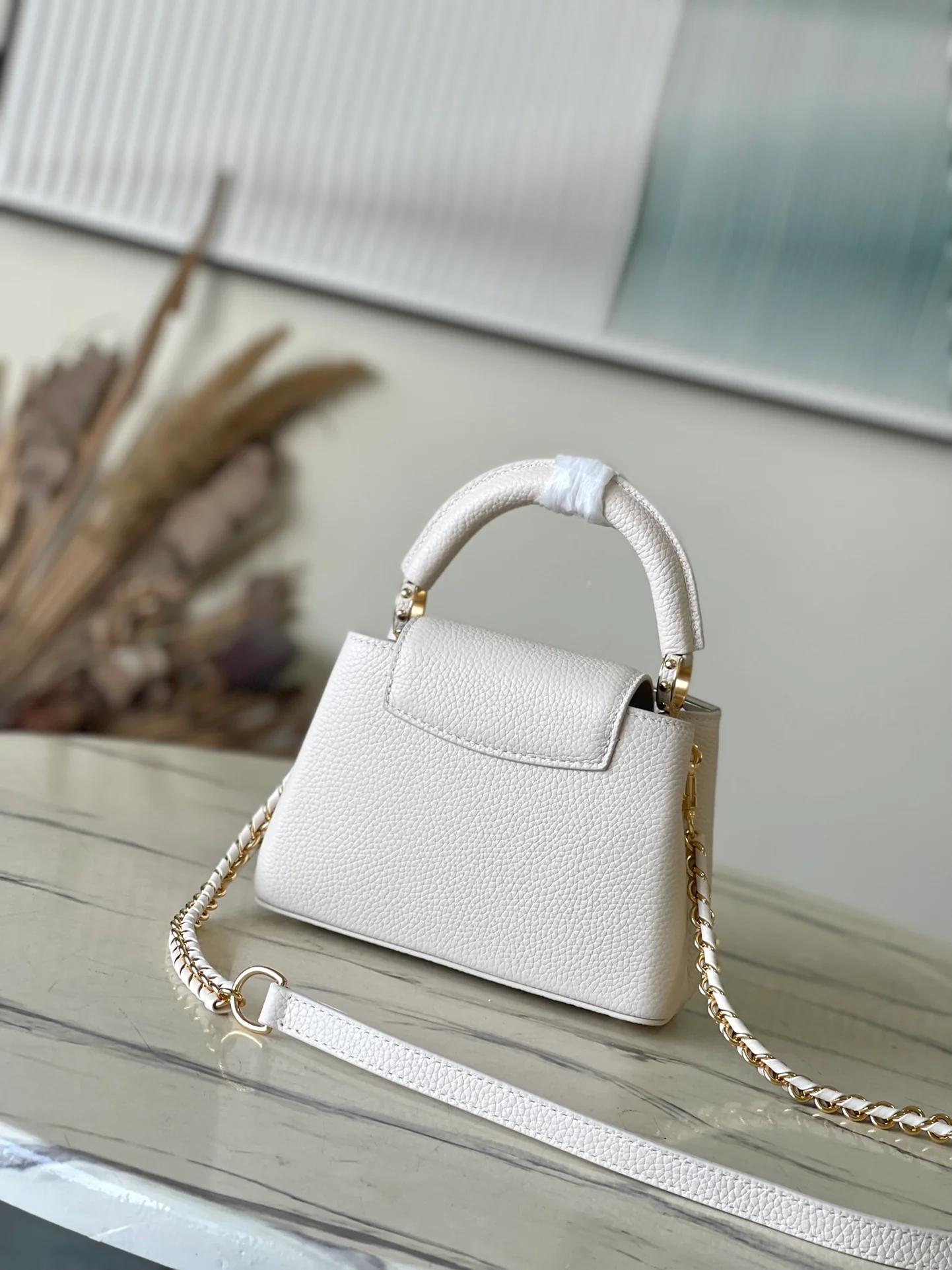 LV-m12751-capucines-mini handbag-white