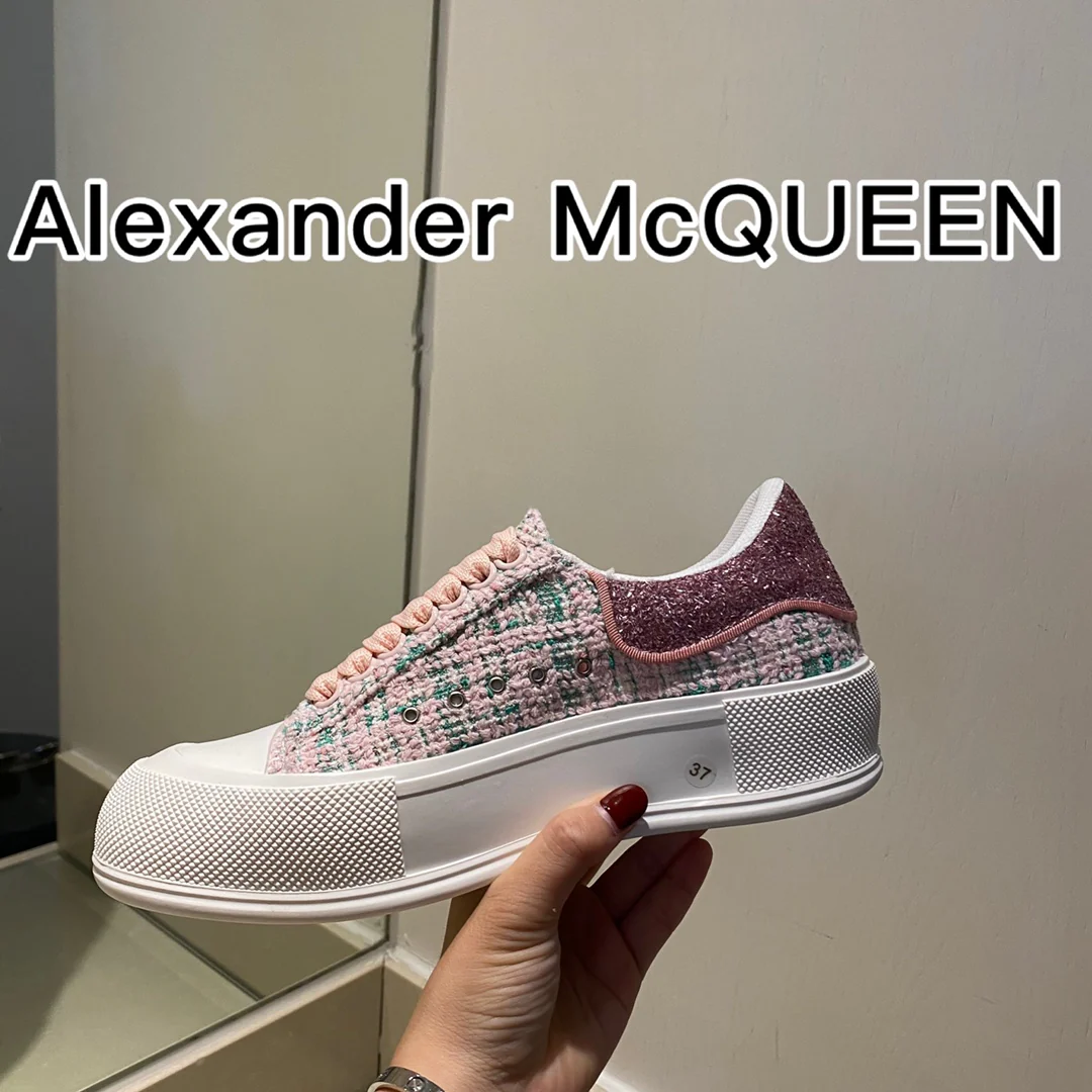 McQueen - Верх из шерсти - Подошва сзади - Ковшовые туфли