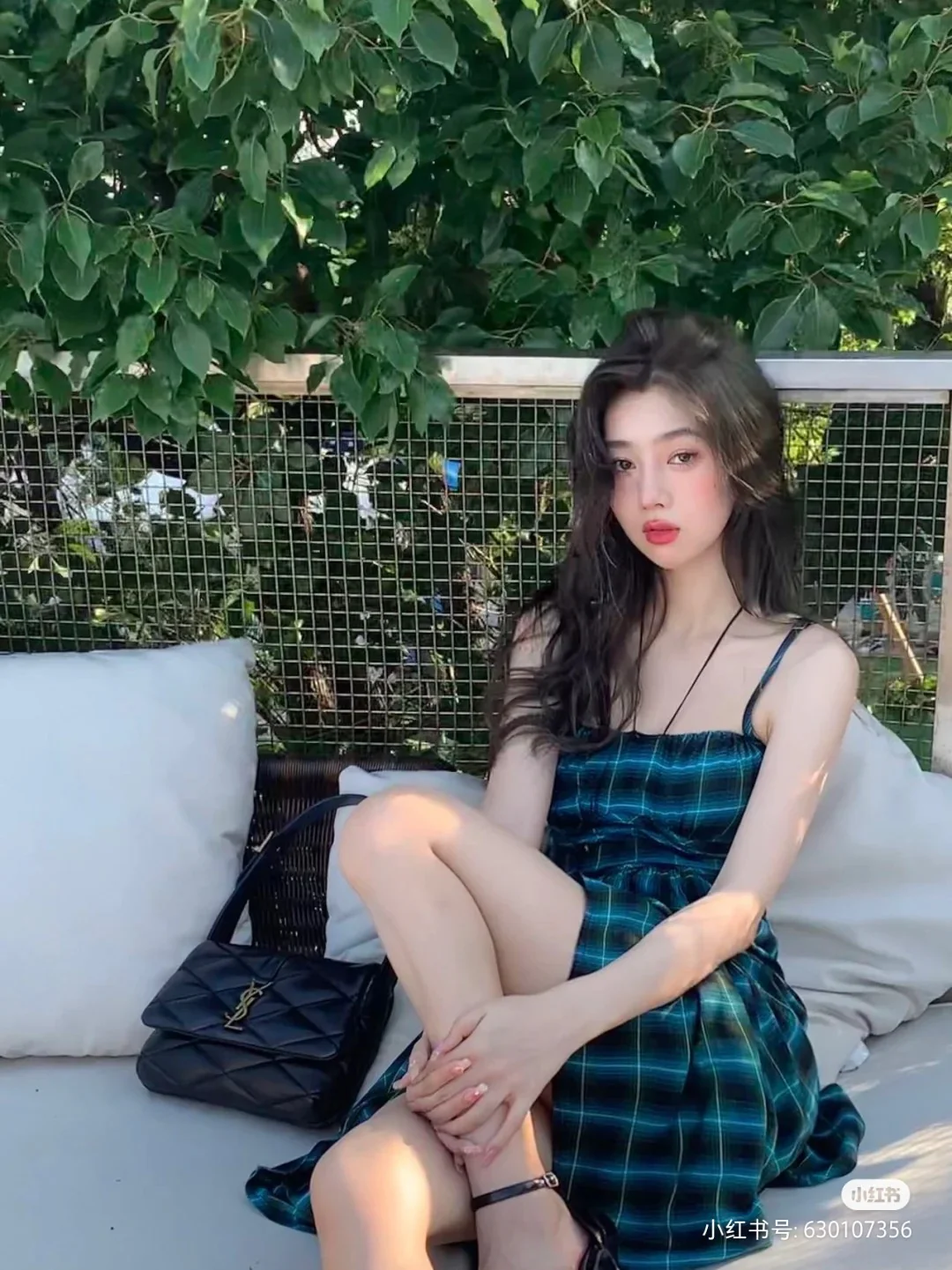 Сумка через плечо YSL-le-57 - черная