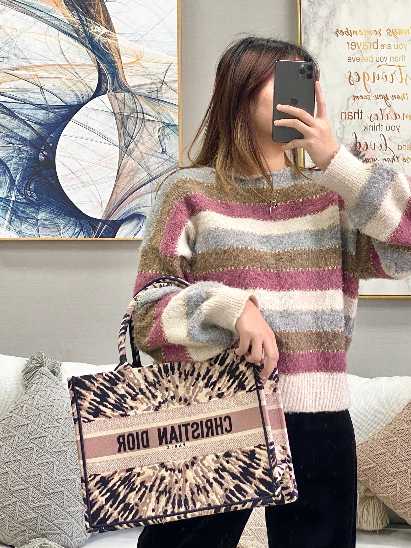 Сумка-тоут Dior Book Tote Small 36-5cm Kaleidoscope