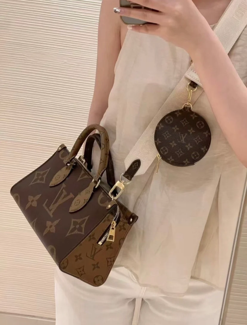 LV-m46653-onthego-east-west Сумка/Наплечная сумка - Коричневая