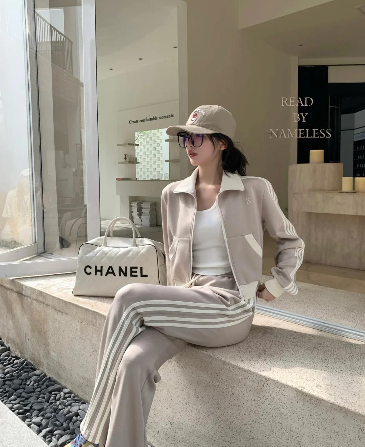 Сумка для переноски шаров для боулинга 25 пенсов - белая.