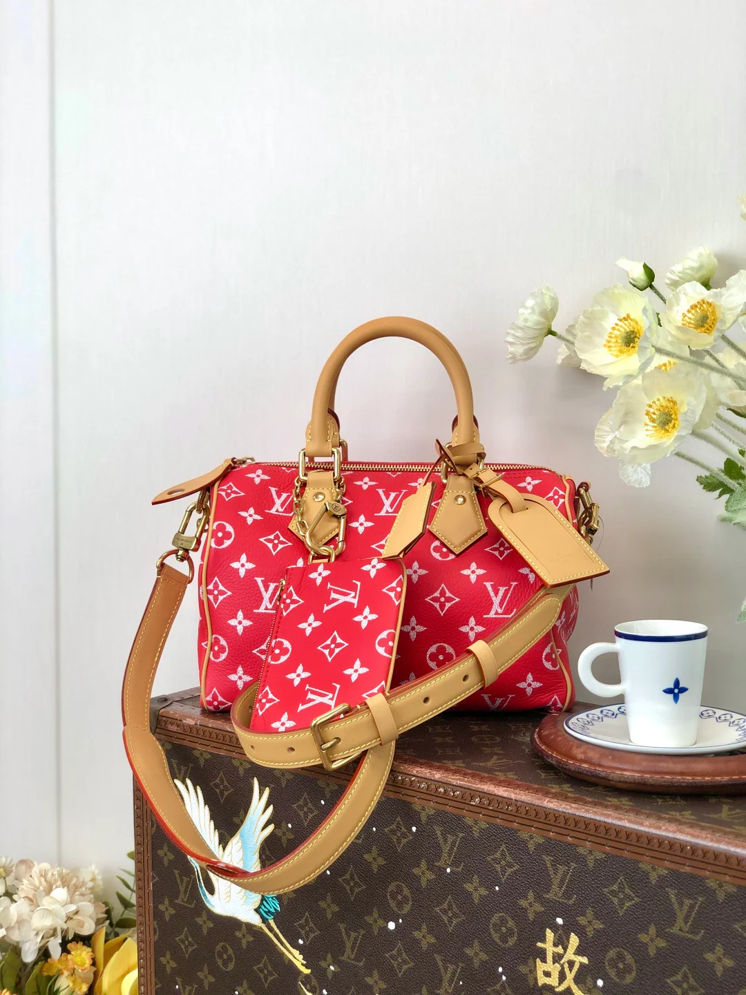 LV-m24425 Национальный флаг - Красный