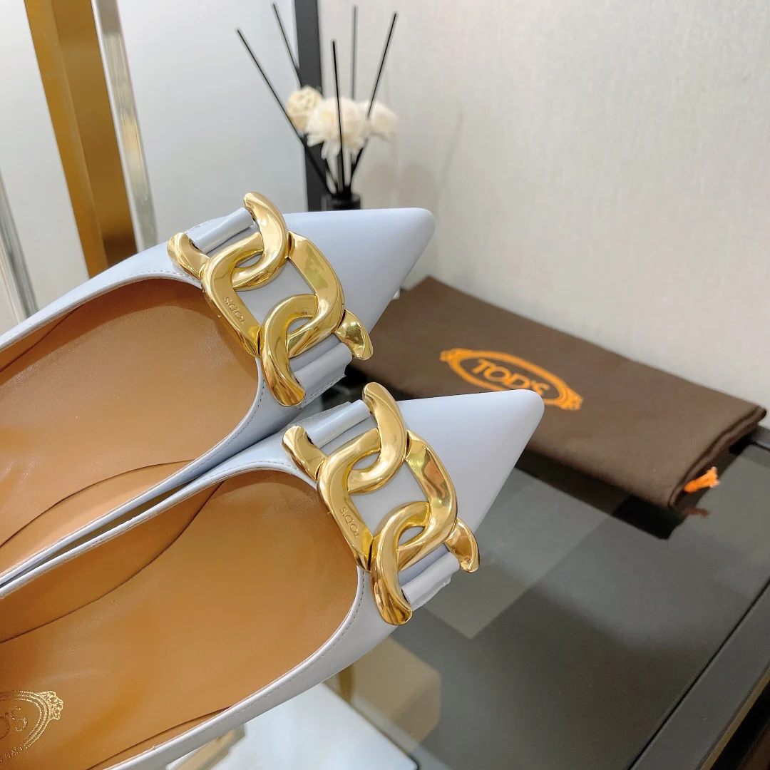 Туфли-балетки Tods с острым носком - 2