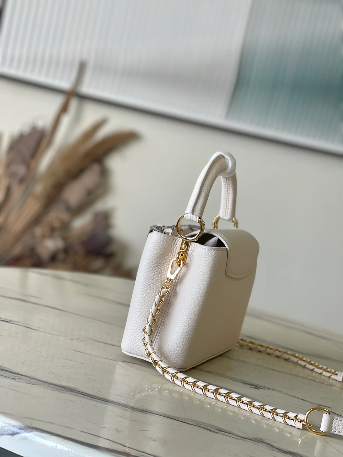 LV-m12751-capucines-mini handbag-white